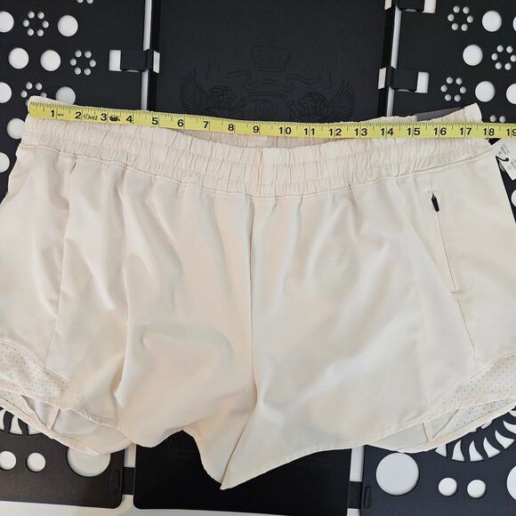 Calia Run Mid-Rise Infinity Athletic Lined Short in Washed Peach | Women's XL - Picture 6 of 12